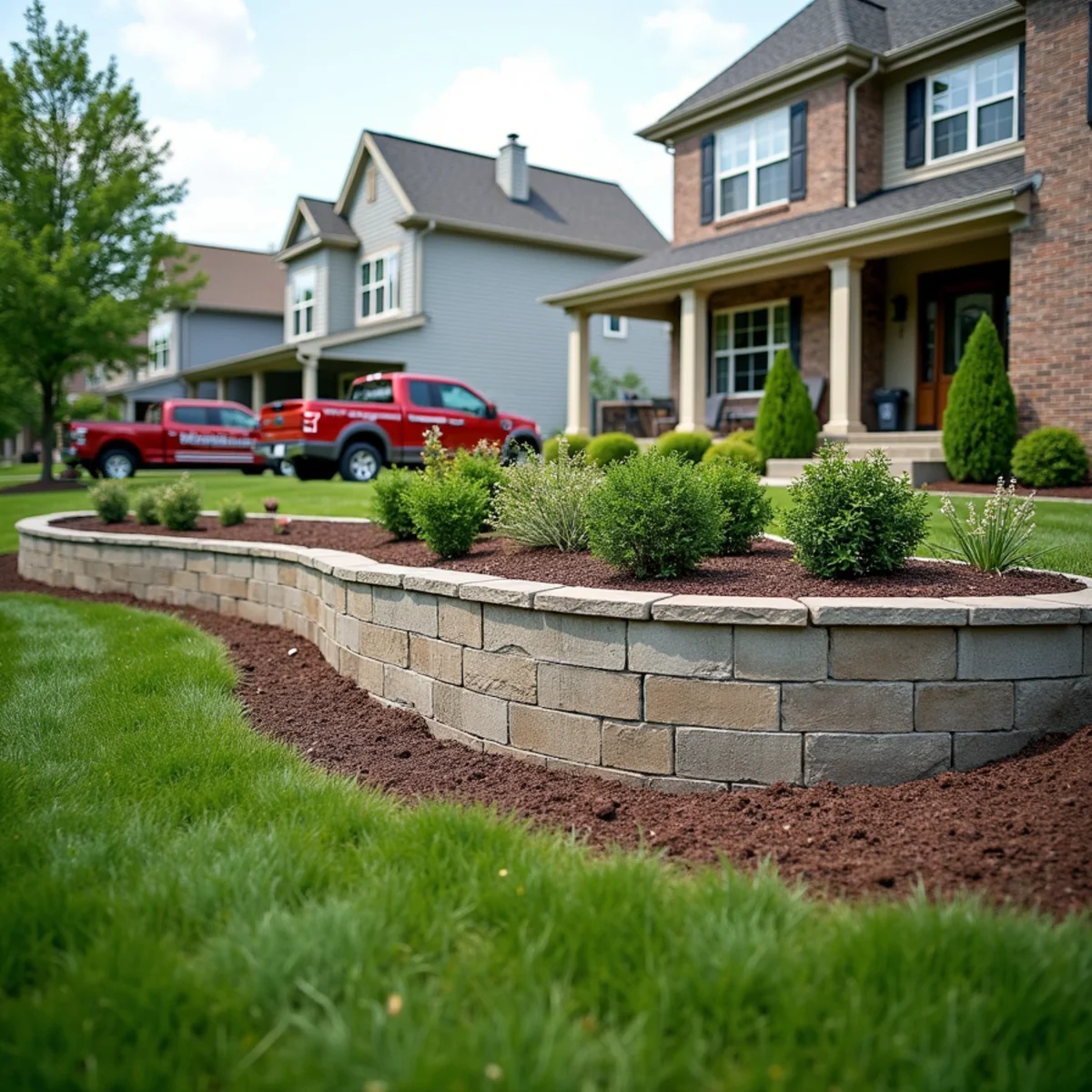 Landscaping and hardscaping in Akron, OH by Galan's Landscaping