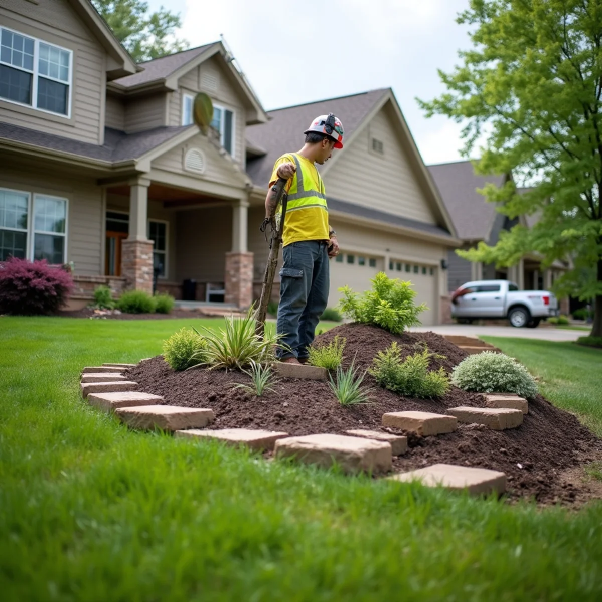 Landscaping and hardscaping in Cleves, OH by Galan's Landscaping