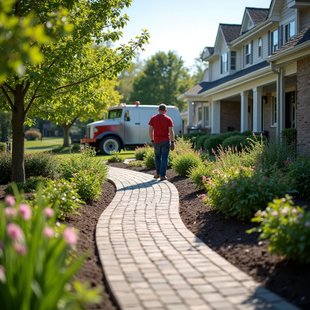 Landscaping and hardscaping in Kenwood, OH by Galan's Landscaping