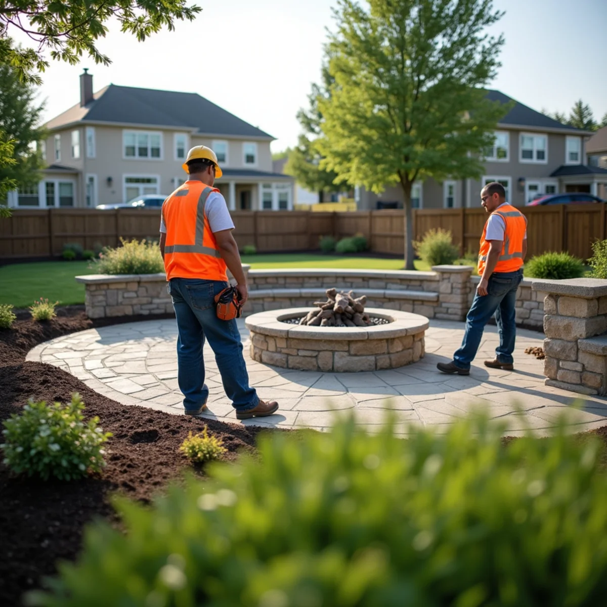Landscaping and hardscaping in Liberty Township, OH by Galan's Landscaping