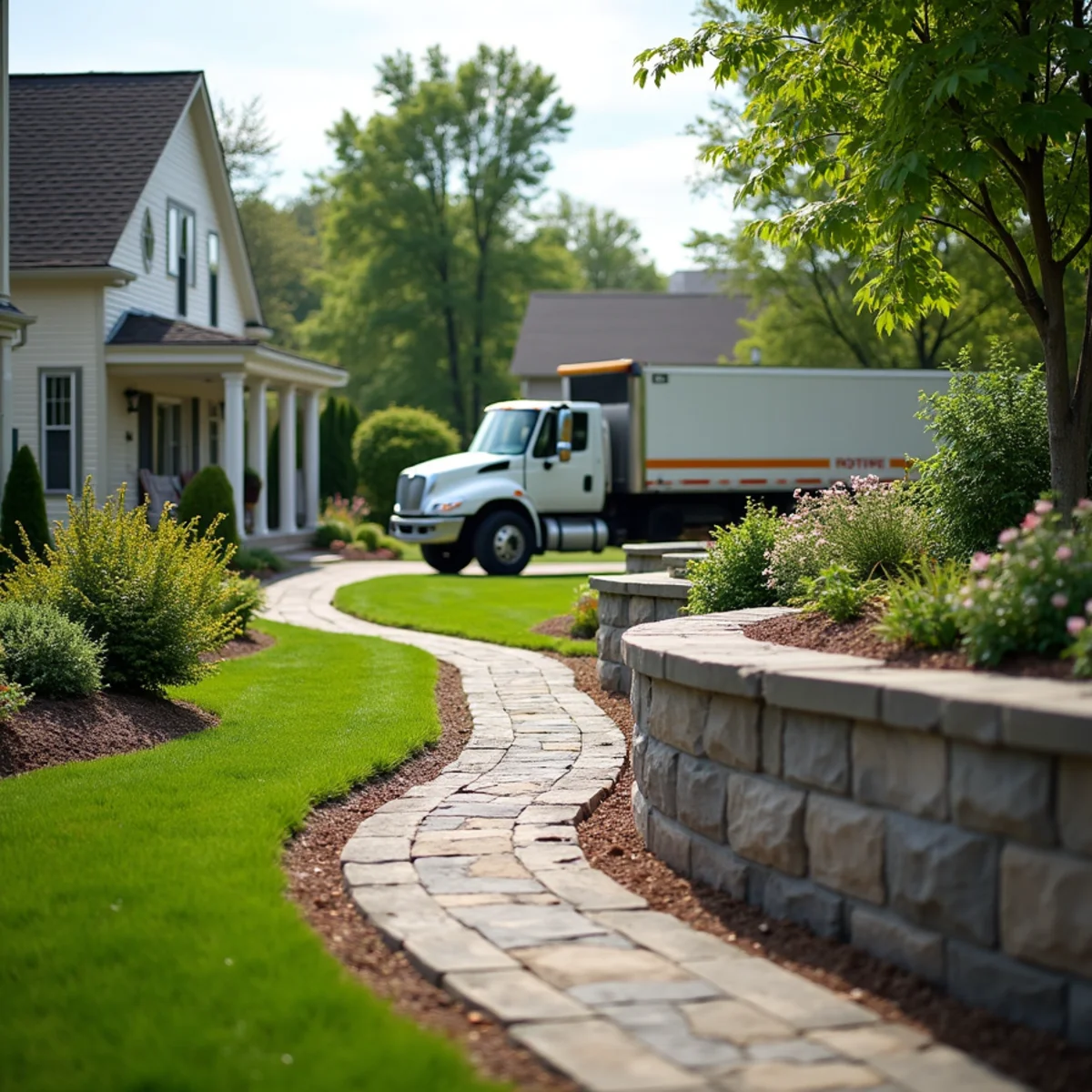 Landscaping and hardscaping in Springfield, OH by Galan's Landscaping