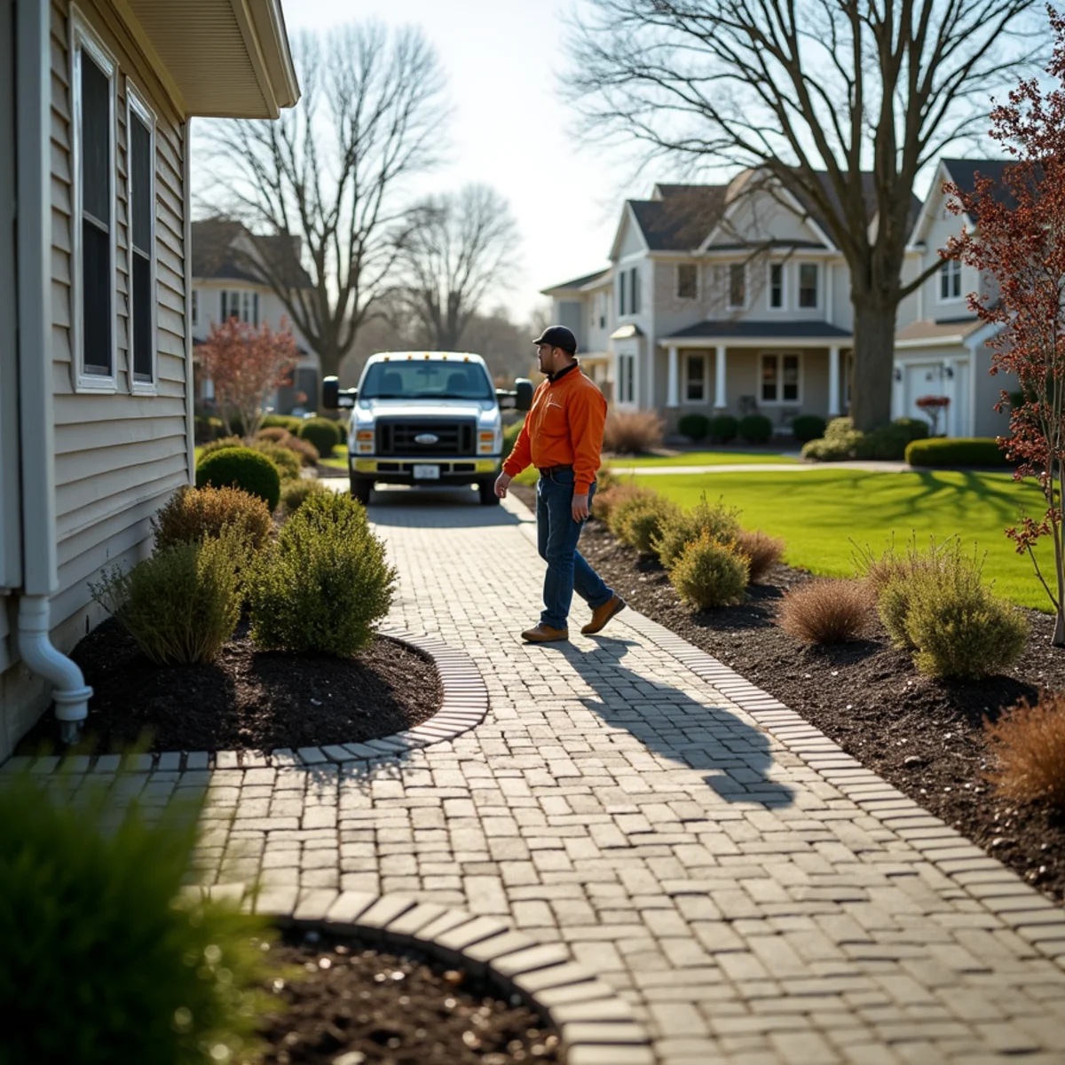 Landscaping and hardscaping in Troy, OH by Galan's Landscaping